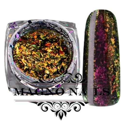 Chrome Flakes - Chameleon Flakes Nail Art Nailart Flocken